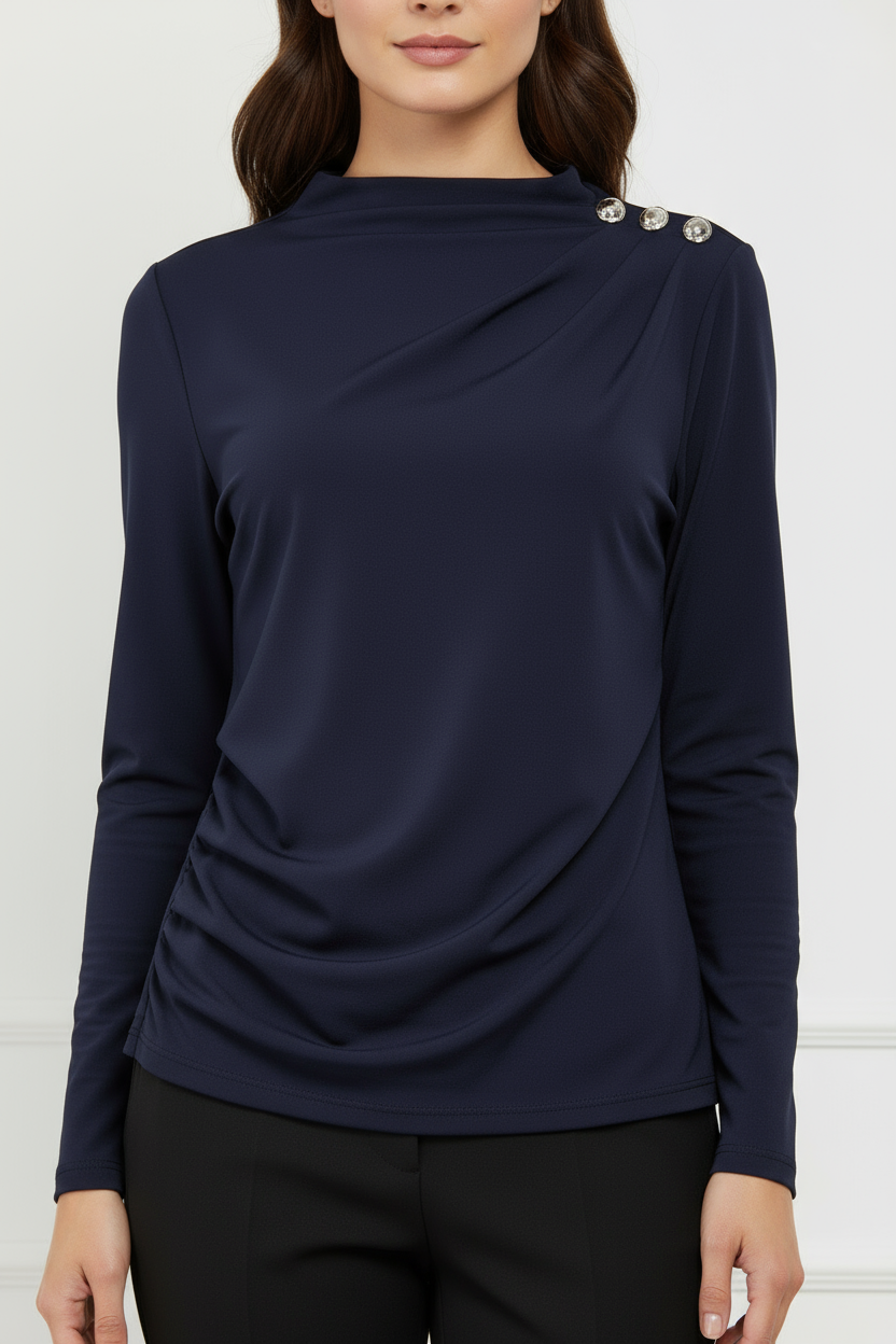 BLUSA BLUE LOVE FOREVER MFK8439305-BLUEB11