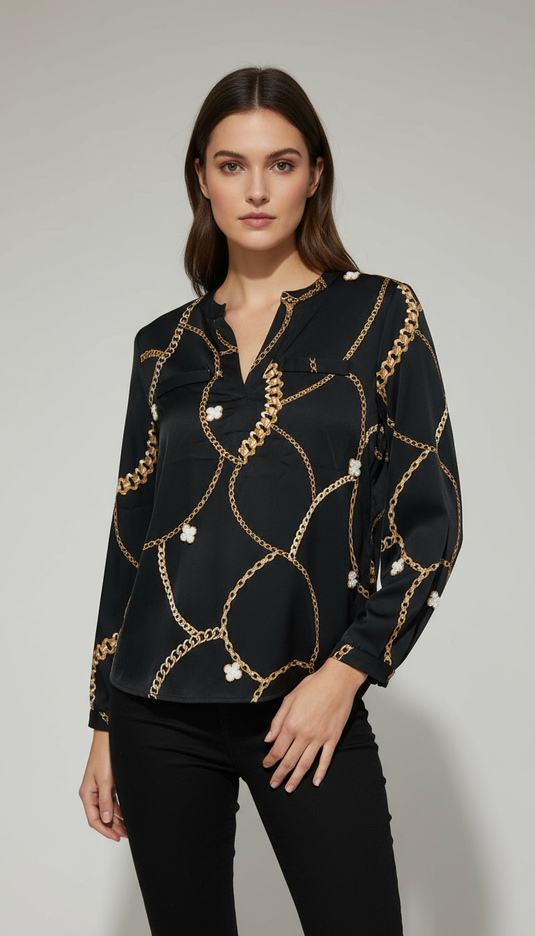 BLUSA COMO BLACK Q2U089BCB13