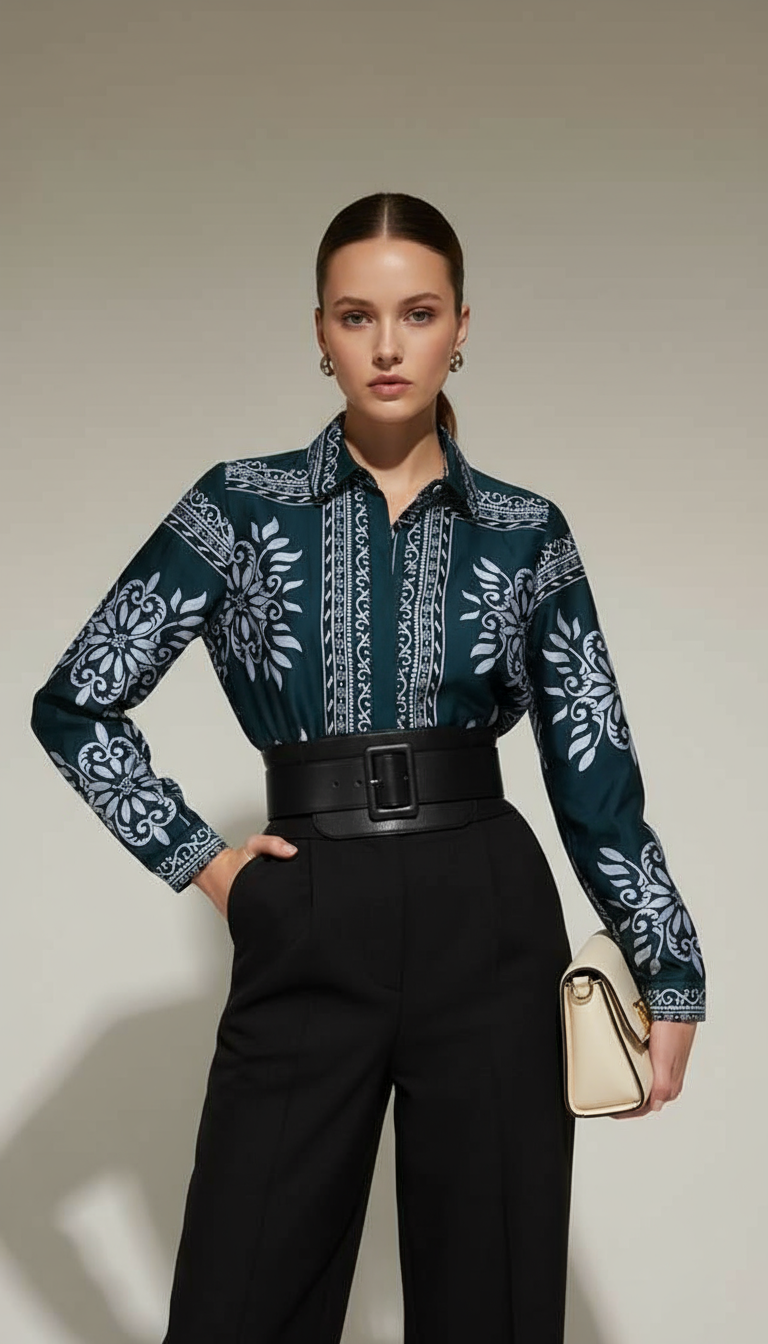 BLUSA COMO BLACK Q2U092PBCB13