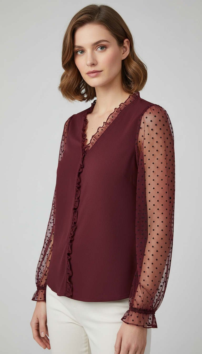BLUSA FLOWER & FEATHER TB8980YR13