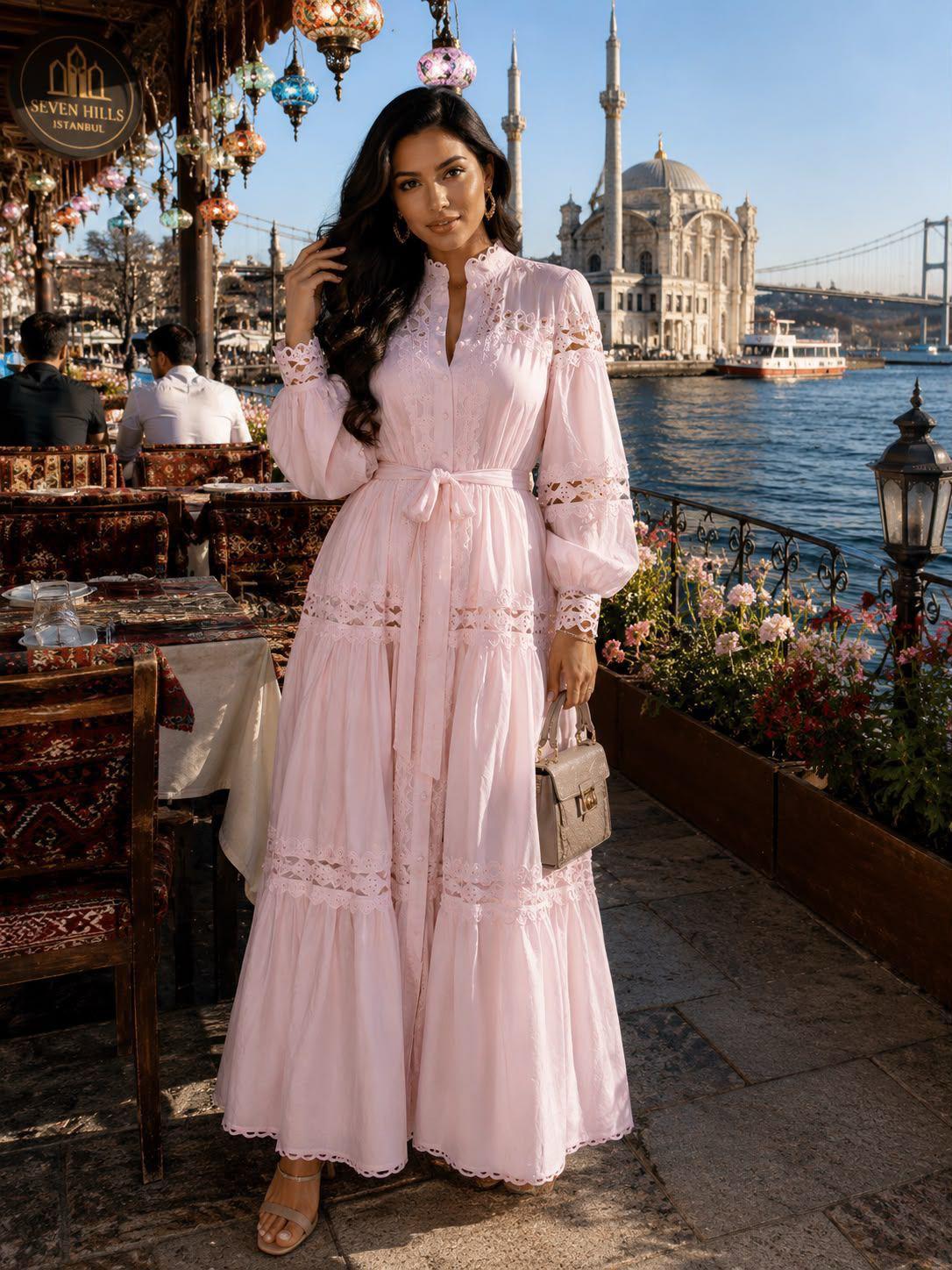 VESTIDO PINK VOGUE VIBES M8122-JD42